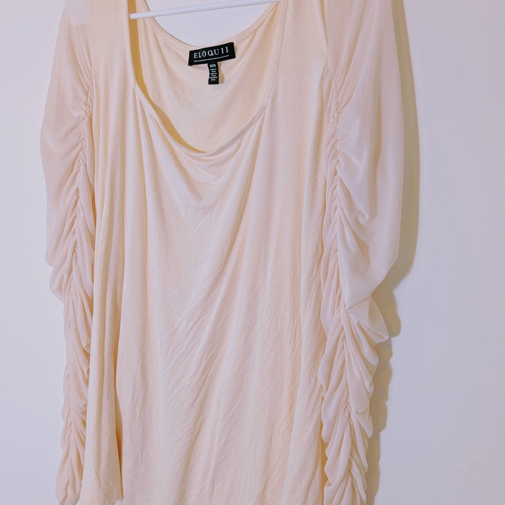 Eloquii Soft Cream Top